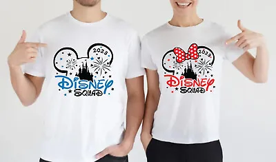 Buy Disnep Squad Mickey Minnie T-Shirt, Disneyland Couples,Unisex Adult Kid Tee Top • 12.99£