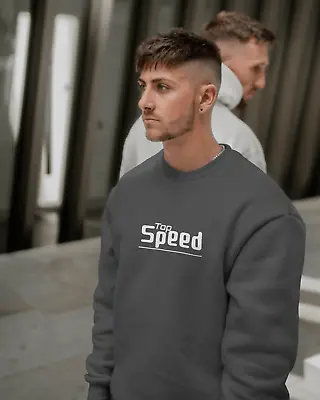 Buy Men Stop / Top Speed Power Sweatshirt Cars Jumper Poly/Cotton Birthday Gift • 17.99£