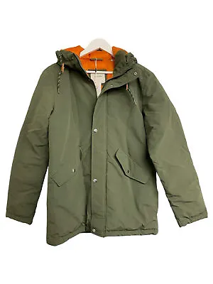 Buy Jack & Jones Khaki Parka Jacket Mens Hooded Coat - Size XS • 20£