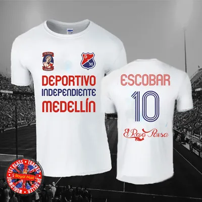 Buy Pablo Escobar Medellin T-shirt Soccer Football Narcos Men's Ladies Gift • 13.95£