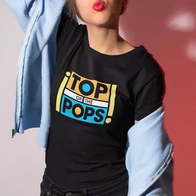 Buy Top Of The Pops T Shirt - Retro Classic Design Of The Iconic TV Show - 80's 90's • 11.95£