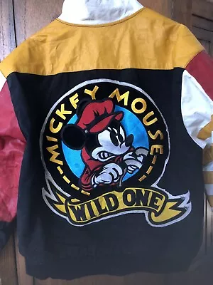 Buy Jeff Hamilton Premier Vintage Mickey Mouse Wild One Jacket. S.l • 299.99£