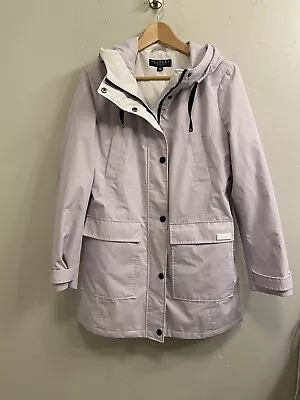 Buy Laundry Shelli Segal Women’s Size Medium Lilac Hooded Fit & Flare Jacket NWOT • 23.58£