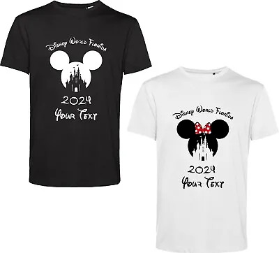 Buy Personalised Disney World Florida 2024 T Shirt Mickey Minnie Mouse Festive Top • 9.99£