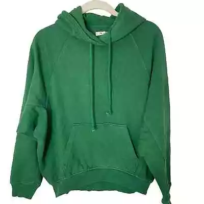 Buy NEW WITH TAGS Madewell Kelly Green Terry Relaxed Raglan-Sleeve Sweatshirt Small • 48.22£