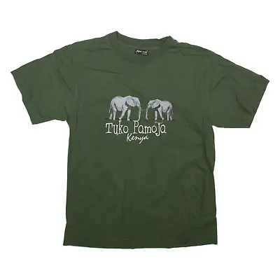 Buy AIRBORNE Kenya Mens T-Shirt Green S • 6.99£