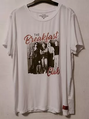 Buy The Breakfast Club Movie Official White T Shirt Large Front Print + Great Detail • 19.99£