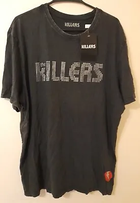 Buy The Killers Dots Logo Black T Shirt Men Top Xl Music Official Band Top Bnwt Tee • 14.95£