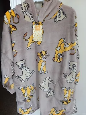 Buy Disney Lion King Snuddie Hooded Snuggle Blanket Oversize Hoodie  Oodi XS-S BNWT! • 23.99£