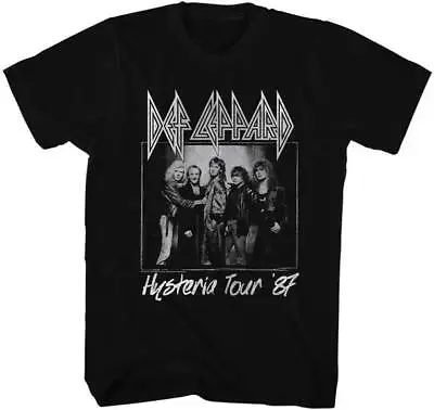 Buy Def Leppard Hysteria Tour 1987 Men's T Shirt Rock Band Music Merch • 53.51£