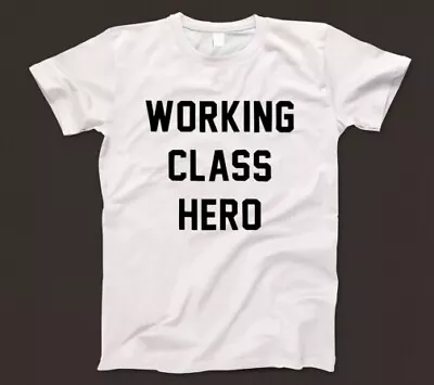 Buy Working Class Hero T Shirt 855 As Worn By John Lennon The Beatles 1970s Music • 12.95£