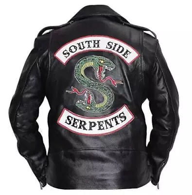 Buy Riverdale Jughead Jones Southside Serpent Biker Synthetic Leather Men's Jacket • 59.99£