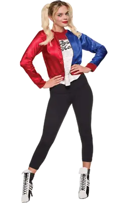 Buy Womens Harley Quinn Jacket Suicide Squad Film Halloween Fancy Dress Costume • 34.99£