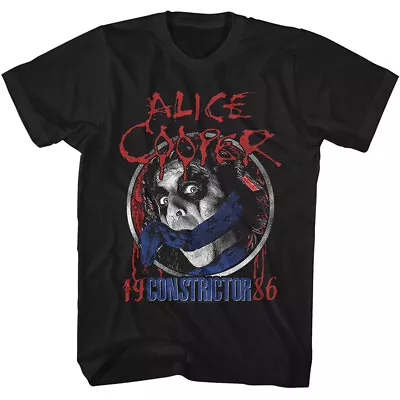 Buy Alice Cooper Constrictor 1986 Men's T Shirt Shock Rock Concert Tour Merch • 53.68£