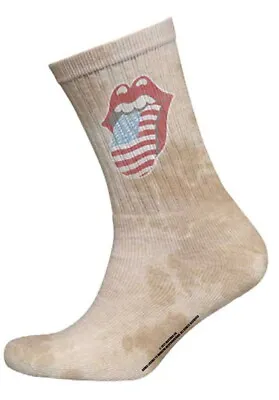 Buy Rolling Stones US Tongue Tie-Dye Socks One Size UK 7-11 OFFICIAL • 8.89£
