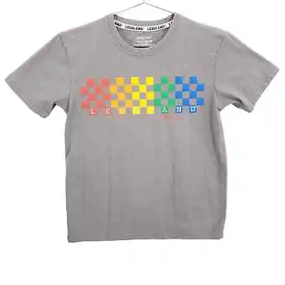 Buy Legoland T Shirt Youth Medium Gray Florida Colorful Geometric Print Crew Neck • 5.90£