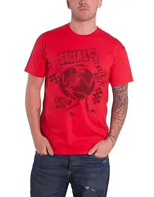 Buy Social Distortion T Shirt Speakeasy Checkerboard Band Logo New Official Red • 15.95£