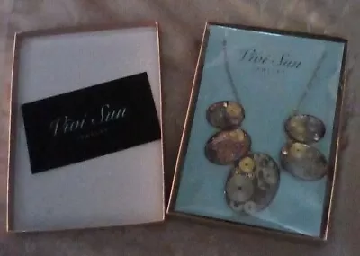 Buy BNIB Vivi Sun Jewelry Frozen In Time Steampunk Necklace. Stunning. • 20£