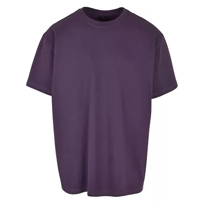 Buy Heavy Oversized Mens T-Shirt Short Sleeve Baggy Thick Cotton Top Long Line Wide • 11.73£