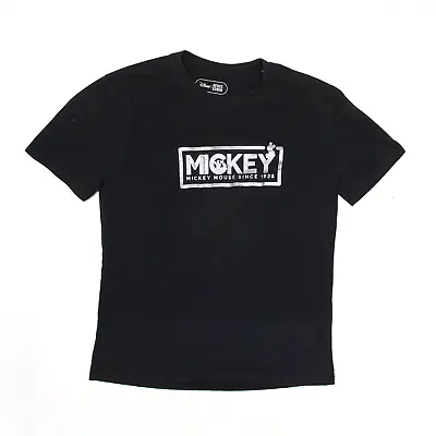 Buy DISNEY Mens Mickey Mouse T-Shirt Black Short Sleeve M • 7.99£