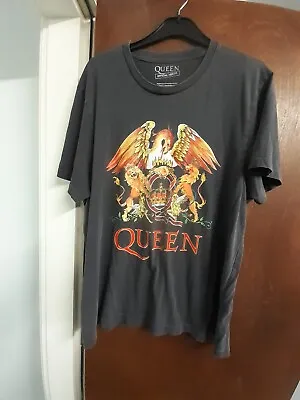 Buy QUEEN T-Shirt Size XL Official Merch 2019 100% Cotton Grey Charity Sale • 22£