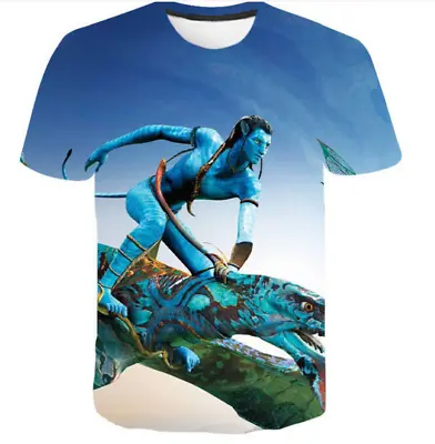 Buy Avatar 2 The Way Of Water 3D Print T-shirts Men Women Short Sleeve Tee Tops • 15£