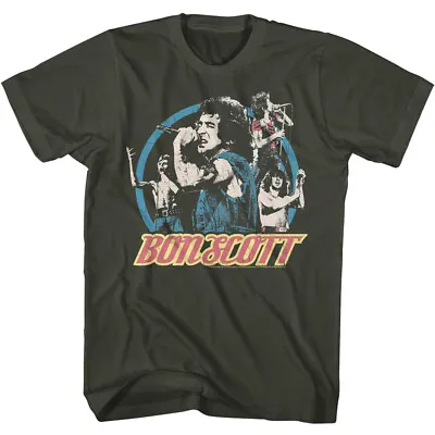 Buy ACDC Bon Scott Multiple Image On Stage Men's T Shirt Rock Music Concert Merch • 40.90£