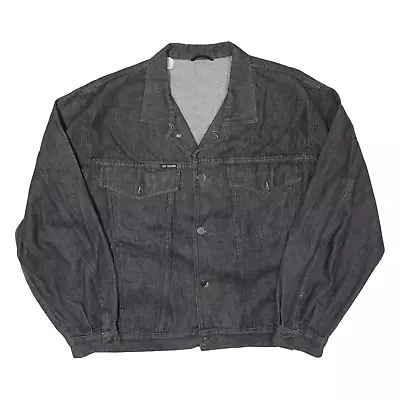 Buy LEE COOPER Mens Denim Jacket Black L • 23.99£