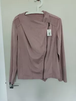 Buy Kingston Grey Faux Suede Jacket Women Medium Size Macy's  • 12.99£