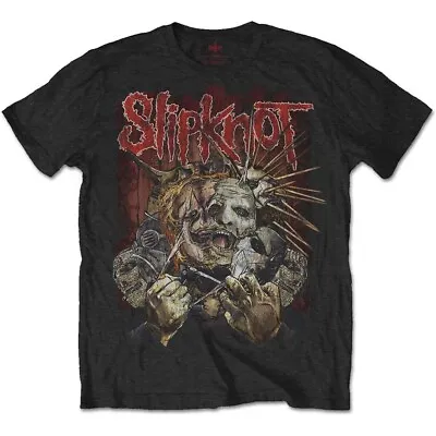 Buy Official Slipknot T Shirt Torn Apart Mens Black Classic Rock Metal Tee Merch NEW • 16.28£