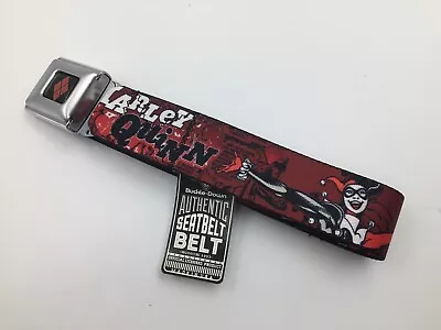 Buy Harley Quinn “Seatbelt Style” Belt • Officially Licensed • DC Comics • New • 25£