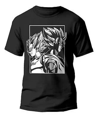 Buy Men's Goku Sayan Super Sayan Vegeta T Shirt Anime Funny Gym Top Tee Small To 5xl • 11.99£