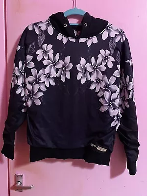 Buy Floral Women’s Good For Nothing X Stephen James Hoodie Jumper Size Large Blue L • 10£