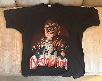 Buy Vintage 89/90 Destruction Tour T Shirt. Sodom Kreator Slayer Venom Mercyful Fate • 118.12£