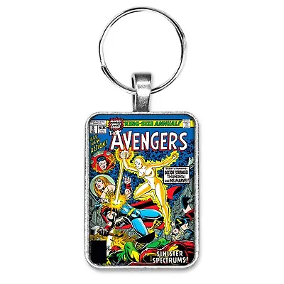 Buy The Avengers Annual #8 Cover Key Ring Or Necklace Marvel Comic Book Jewelry • 10.20£