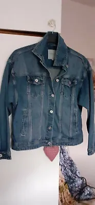 Buy Jean Jacket Ladies Meduim By Hayley • 6.99£