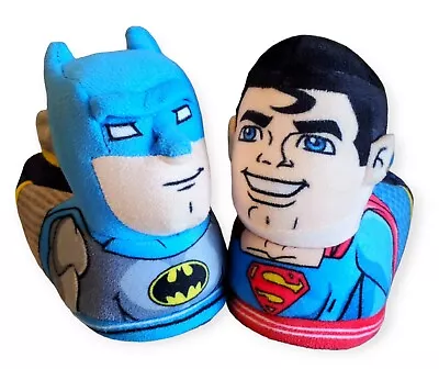 Buy Superman & Batman DC Comics Child's Slippers Size 9-10 Boys  • 10.43£