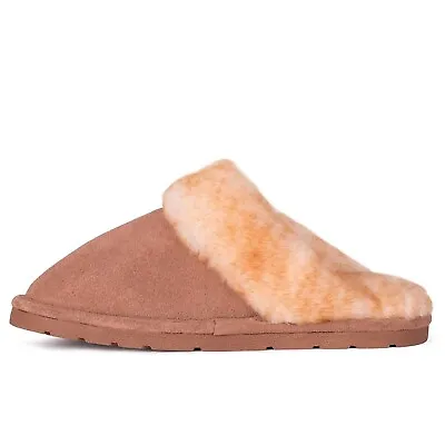 Buy Cloud Nine Sheepskin Women’s Slip-On Indoor & Outdoor Lined Scuff Slippers • 67.55£