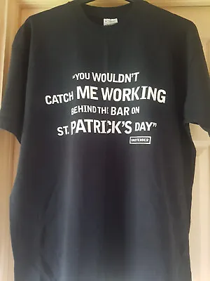 Buy Promo Black BARTENDER / ST PATRICK'S DAY GUINNESS T-Shirt - Size XL - BNWOT • 8.99£