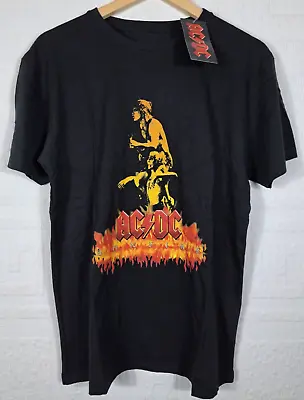 Buy Official ACDC Bonfire Rock Band T Shirt Size L • 14.99£