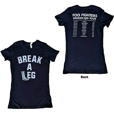 Buy Foo Fighters Ladies T-Shirt: Break A Leg (Back Print) (Ex-Tour) • 33.03£