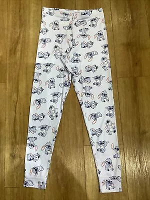 Buy F&F Tesco Pyjama Stretch Bottoms Disney’s Stitch Prt Blue Sz Small, UK8-10 BNWOT • 4.99£