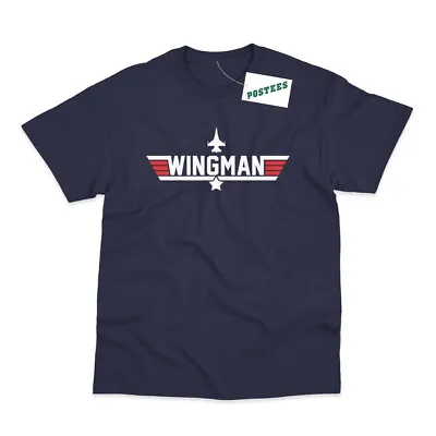 Buy Wingman Inspired By Top Gun Direct To Garment Maverick Style Printed T-Shirt • 15.95£