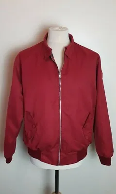 Buy Mens M Red Vintage Retro Bomber Winter Coat/Jacket C1 • 12.50£