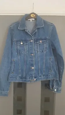 Buy Ladies Dorothy Perkins  Denim Jacket Size Uk 8 Very Good Condition • 5.99£