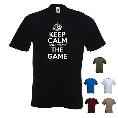 Buy 'Keep Calm You Just Lost The Game' Mind Internet You I Geek Joke T-shirt Tee  • 11.69£