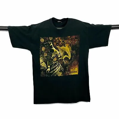 Buy GODGORY “Resurrection” Graphic Spellout Doom Death Metal Band T-Shirt XL Large • 39.99£
