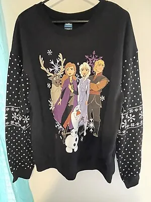 Buy Disney Frozen 2 Christmas Sweatshirt Light Up Sweater Junior  XXL • 8.91£