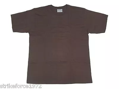 Buy NEW  Brown Cotton Army T Shirts - Military Issue - Size XL (116-122cm) Pack Of 3 • 10£