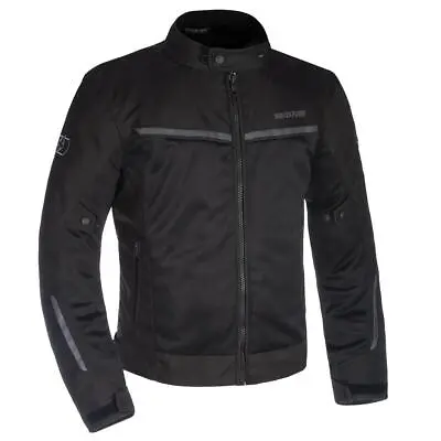 Buy Oxford Arizona 1.0 Air Summer Motorcycle Jacket Mesh Scooter Coat Black White • 99.99£